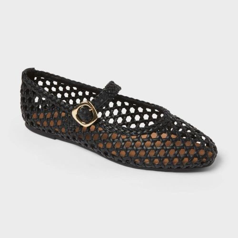 Women's Royce Mary Jane Shoes - Universal Thread - Matte Black